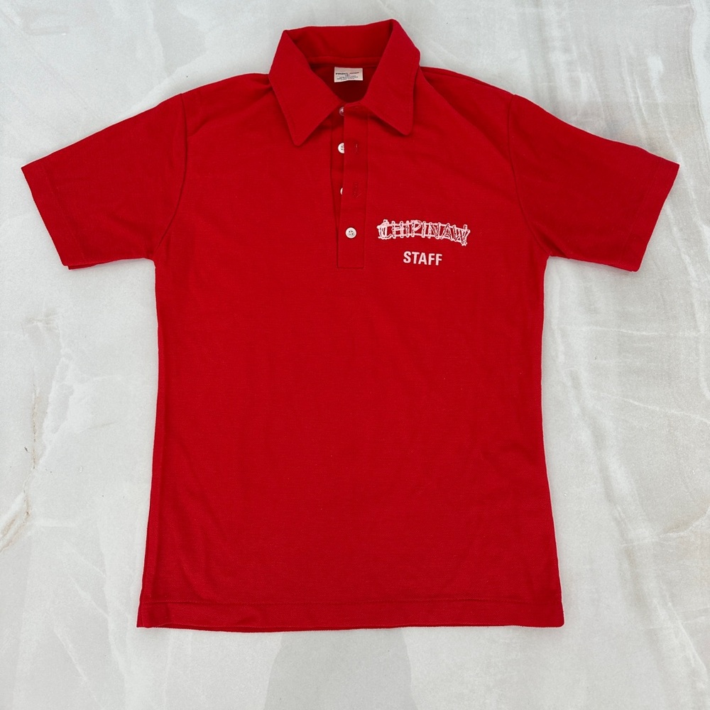 Vintage Never Worn 1982 Camp Chipinaw Sleepaway Official Collared Staff Shirt
